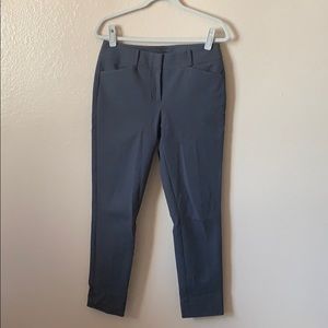 LOFT Julie Skinny Gray Pants